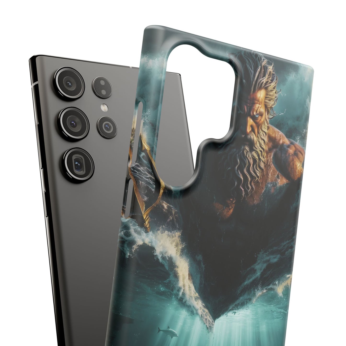 poseidon God Phone Case – Mythic Triton Ocean iPhone Snap Case