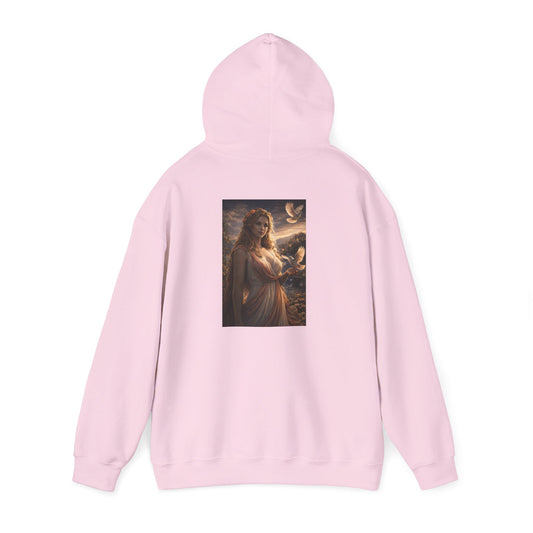 Aphrodite Goddess of Love Hoodie — Mythology-Inspired Women's/Unisex Sweatshirt