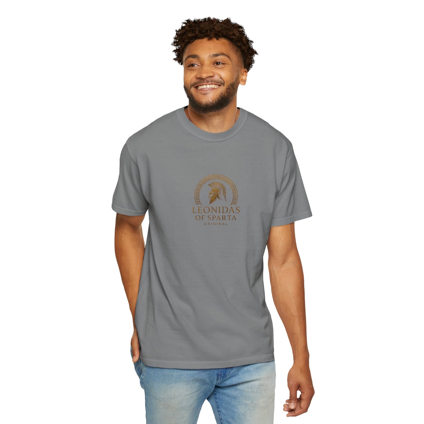 Spartan Helmet T-Shirt — "what we fight for"