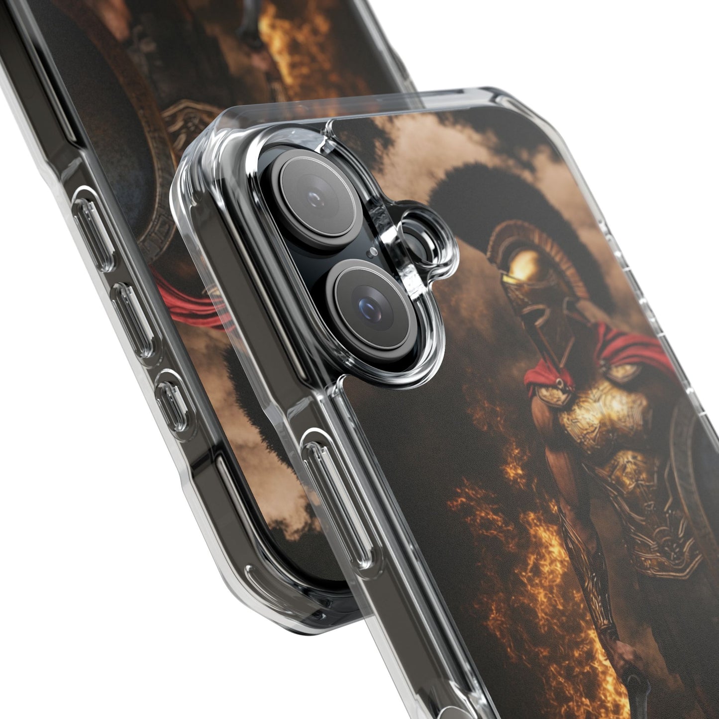 Spartan Warrior Magnetic Impact Case — Clear Protective Phone Case