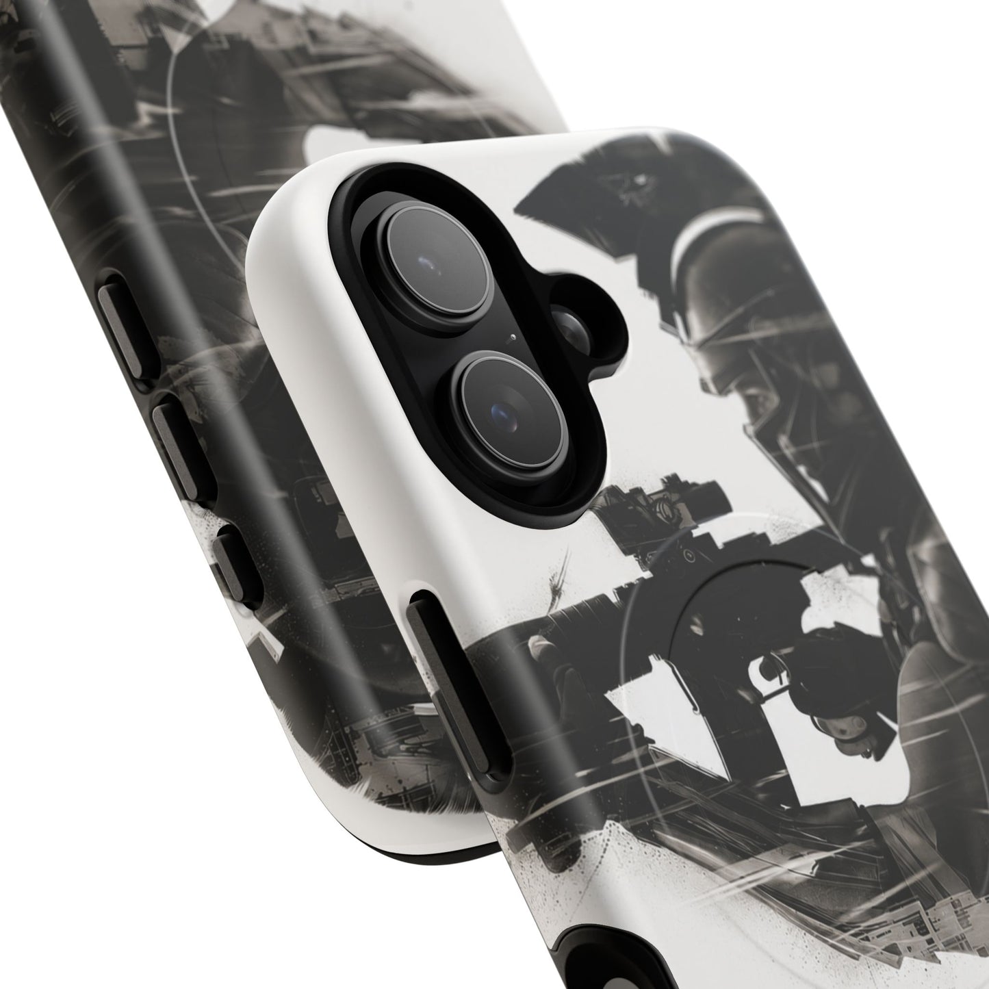 Tough Magnetic Case — Tactical Soldier Silhouette iPhone Cover