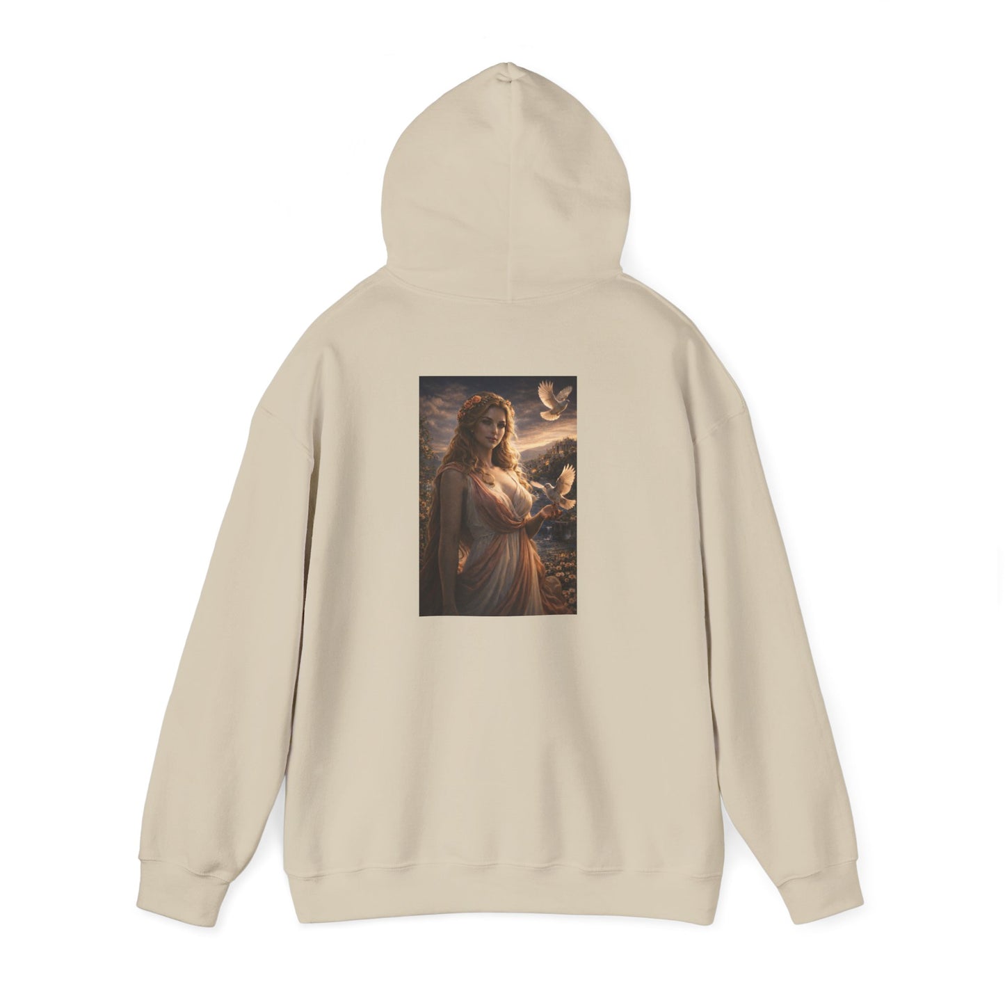 Aphrodite Goddess of Love Hoodie — Mythology-Inspired Women's/Unisex Sweatshirt