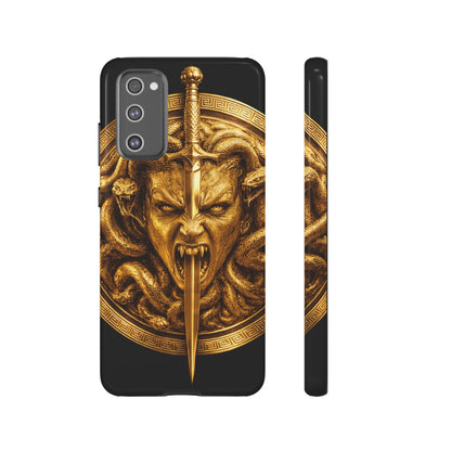 Phone Case — Gold Medusa Dagger Armor iPhone Cover
