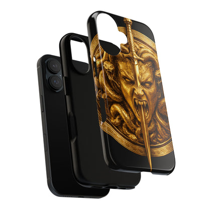 Phone Case — Gold Medusa Dagger Armor iPhone Cover