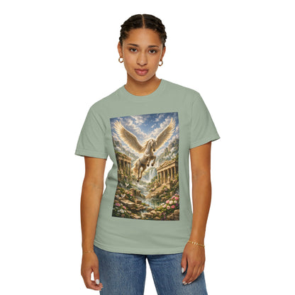 Pegasus Mythology T‑Shirt — Leonidas of Sparta Graphic Tee