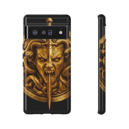 Phone Case — Gold Medusa Dagger Armor iPhone Cover