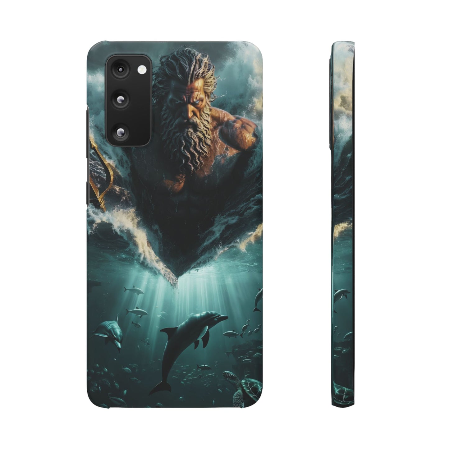poseidon God Phone Case – Mythic Triton Ocean iPhone Snap Case