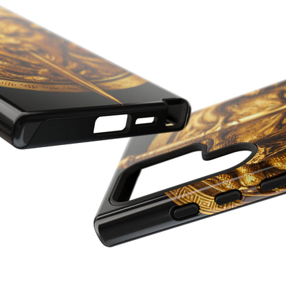 Phone Case — Gold Medusa Dagger Armor iPhone Cover