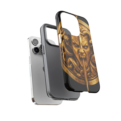 Phone Case — Gold Medusa Dagger Armor iPhone Cover