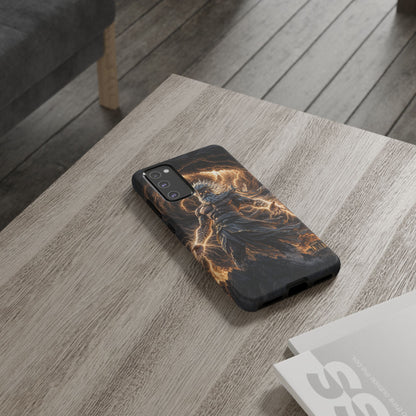 Mythic Thunder God Phone Case — Lightning Warrior Tough Protective Cover