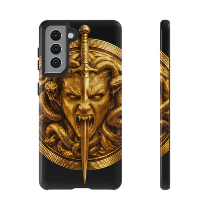 Phone Case — Gold Medusa Dagger Armor iPhone Cover