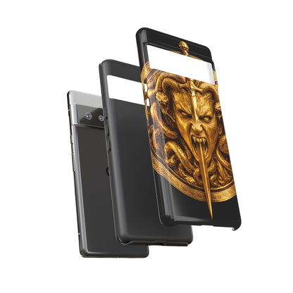 Phone Case — Gold Medusa Dagger Armor iPhone Cover