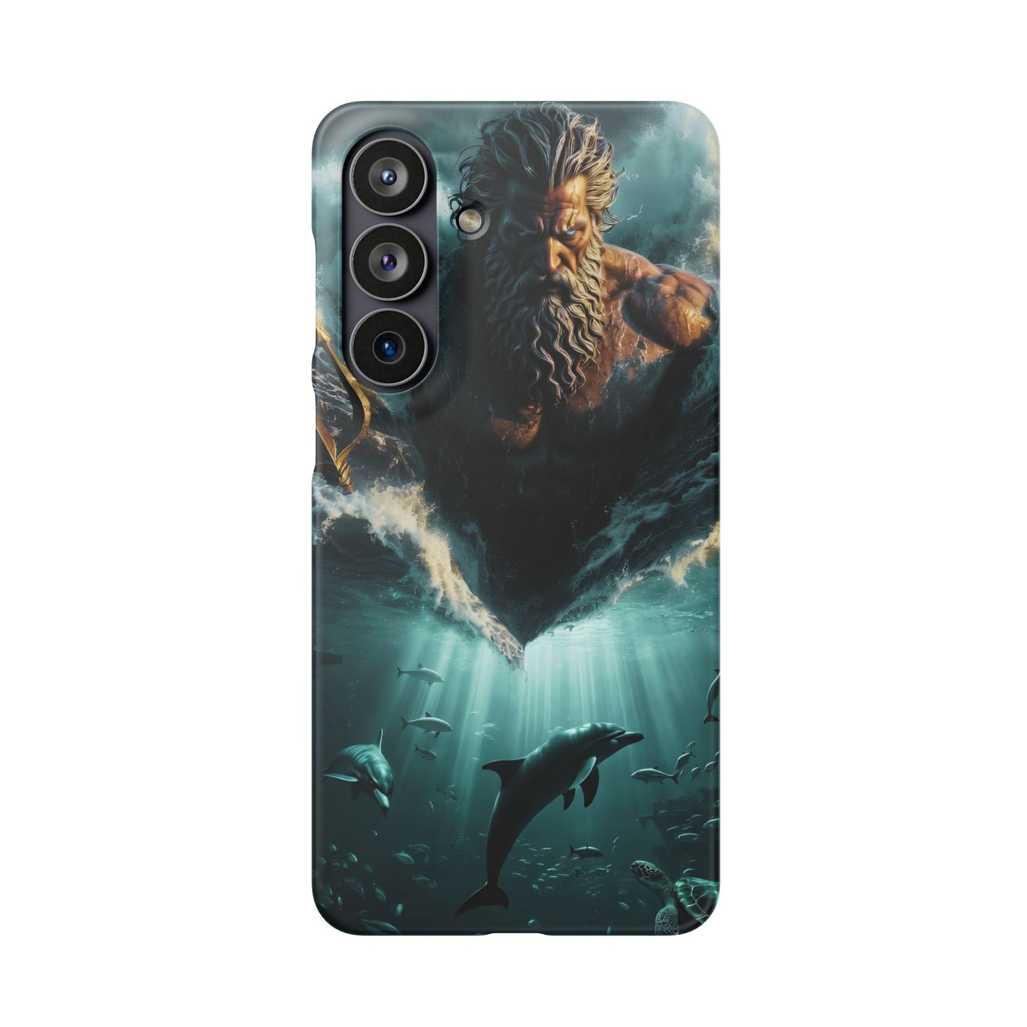 poseidon God Phone Case – Mythic Triton Ocean iPhone Snap Case