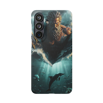poseidon God Phone Case – Mythic Triton Ocean iPhone Snap Case