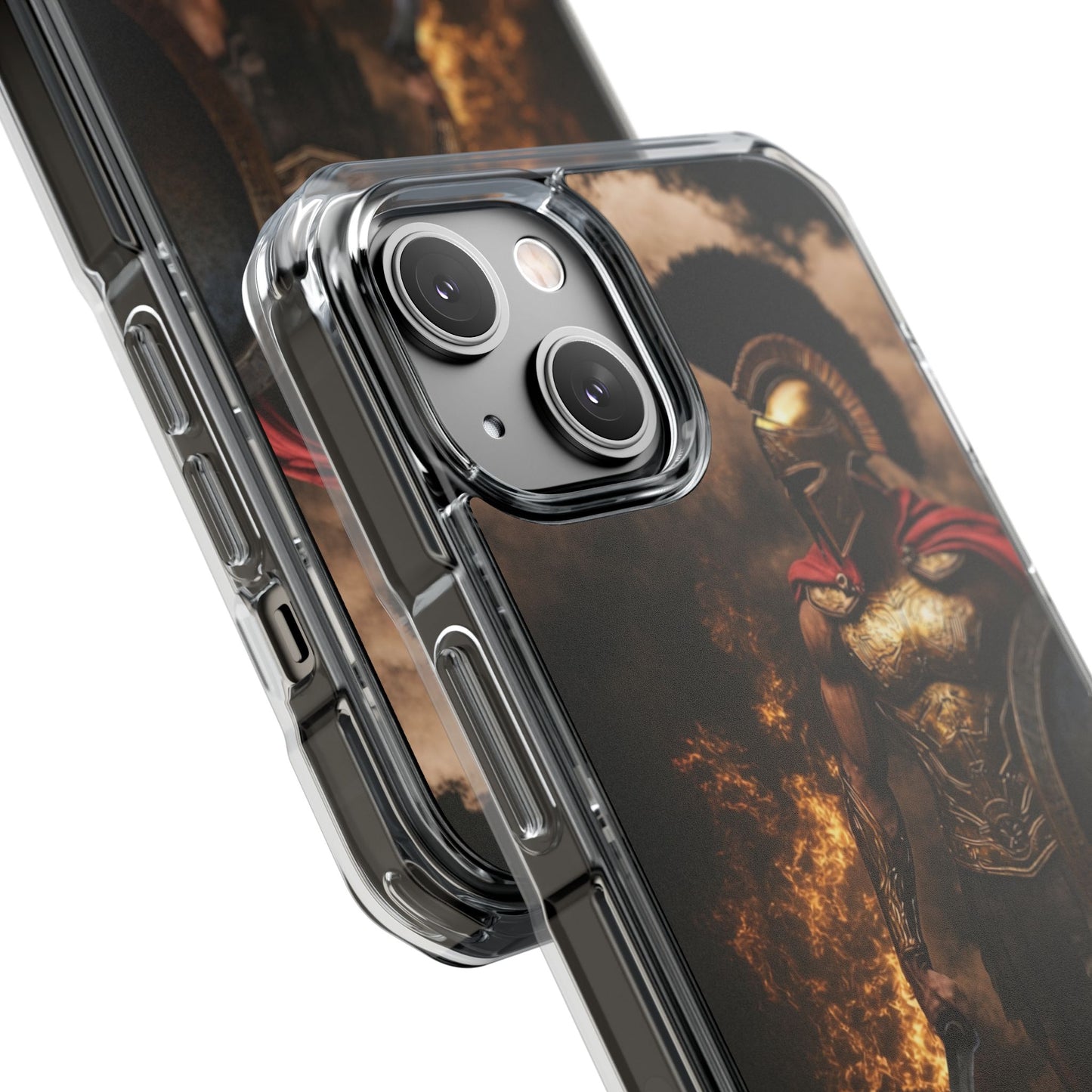Spartan Warrior Magnetic Impact Case — Clear Protective Phone Case