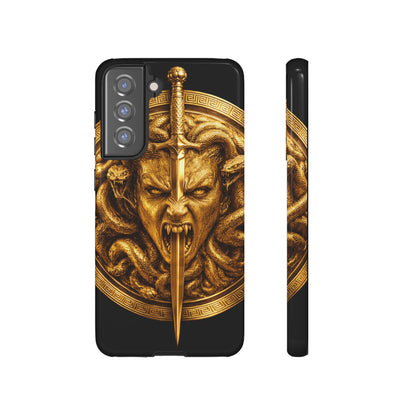 Phone Case — Gold Medusa Dagger Armor iPhone Cover