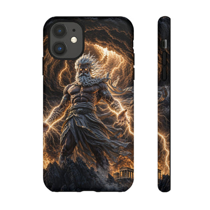 Mythic Thunder God Phone Case — Lightning Warrior Tough Protective Cover