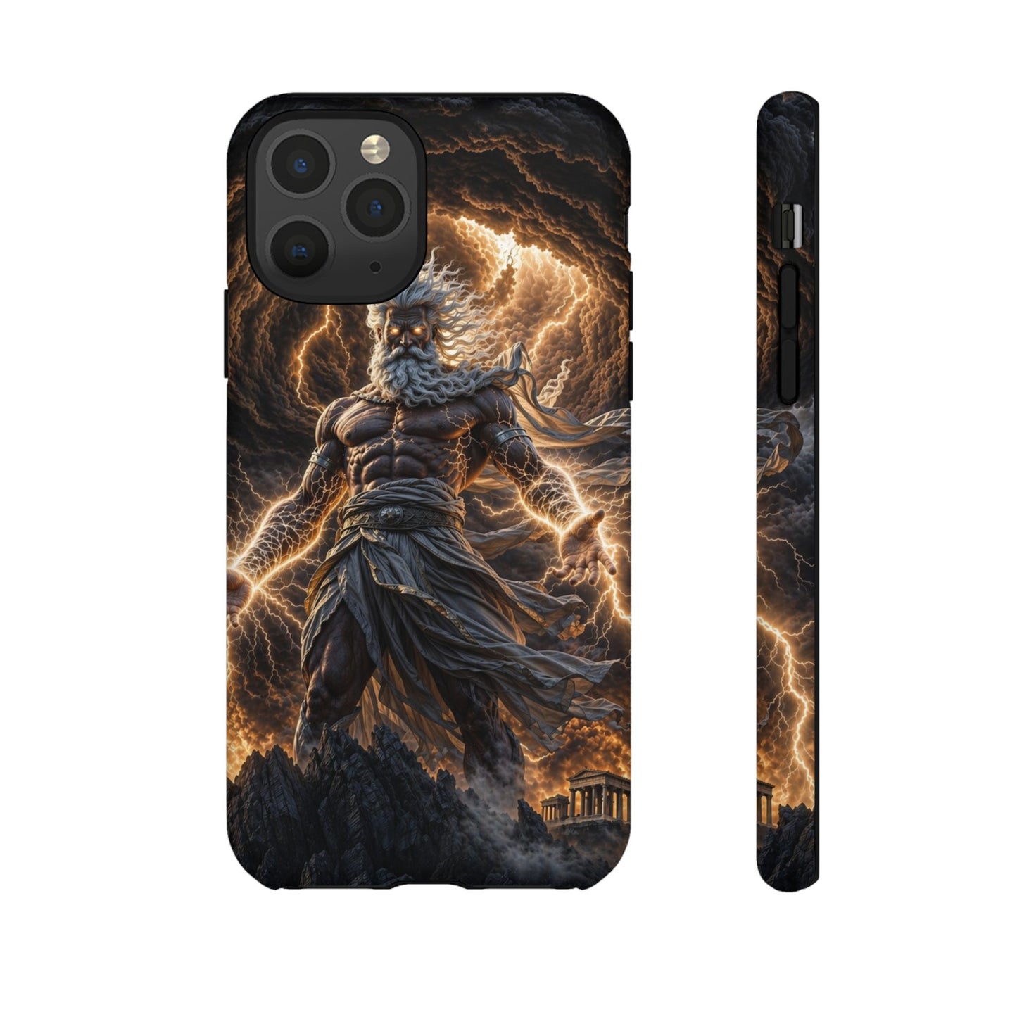 Mythic Thunder God Phone Case — Lightning Warrior Tough Protective Cover