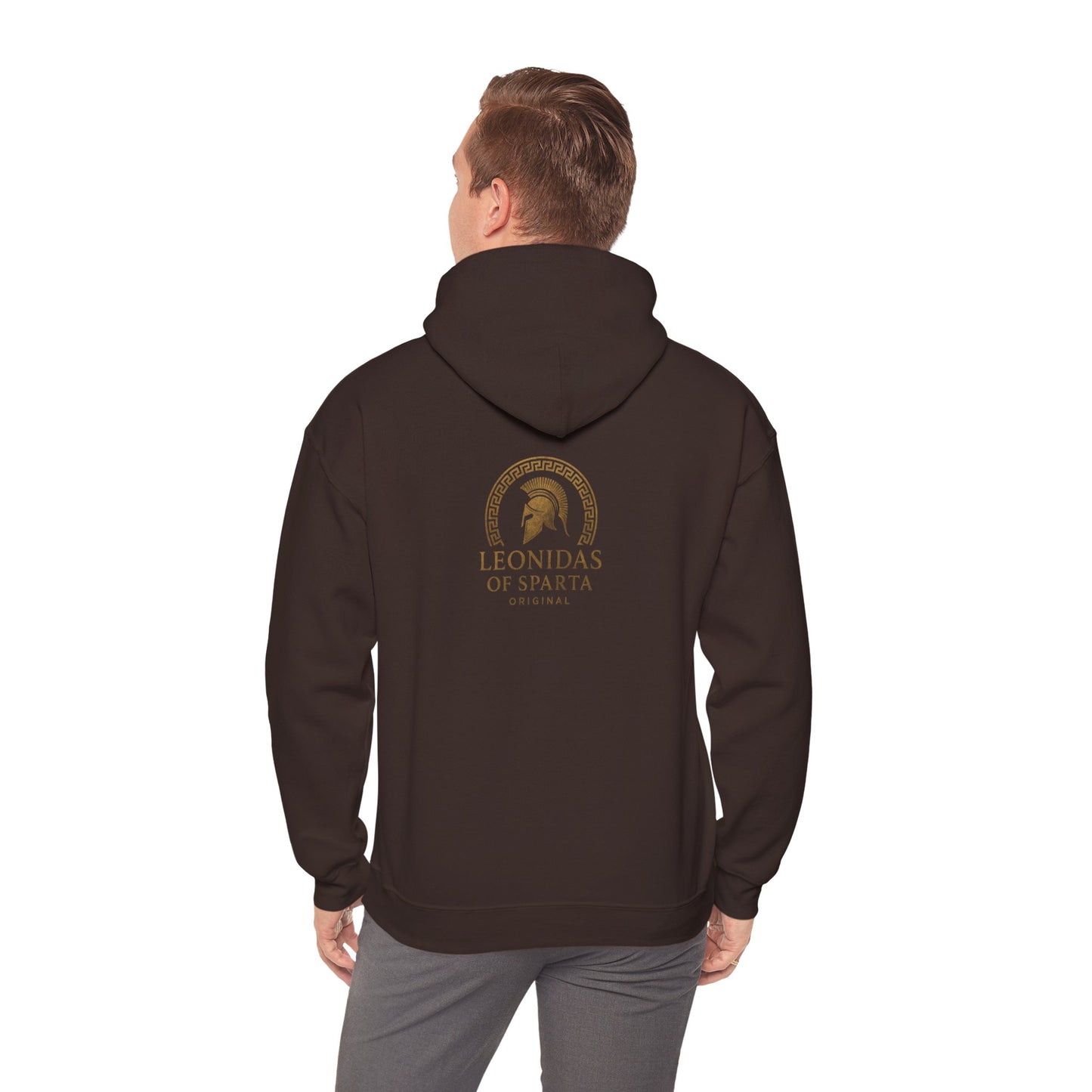 Leonidas of Sparta Hoodie — Spartan Warrior Graphic Hooded Sweatshirt