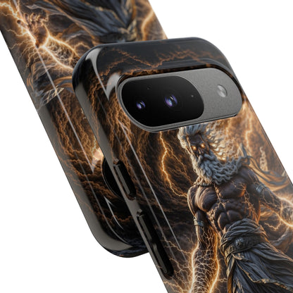 Mythic Thunder God Phone Case — Lightning Warrior Tough Protective Cover