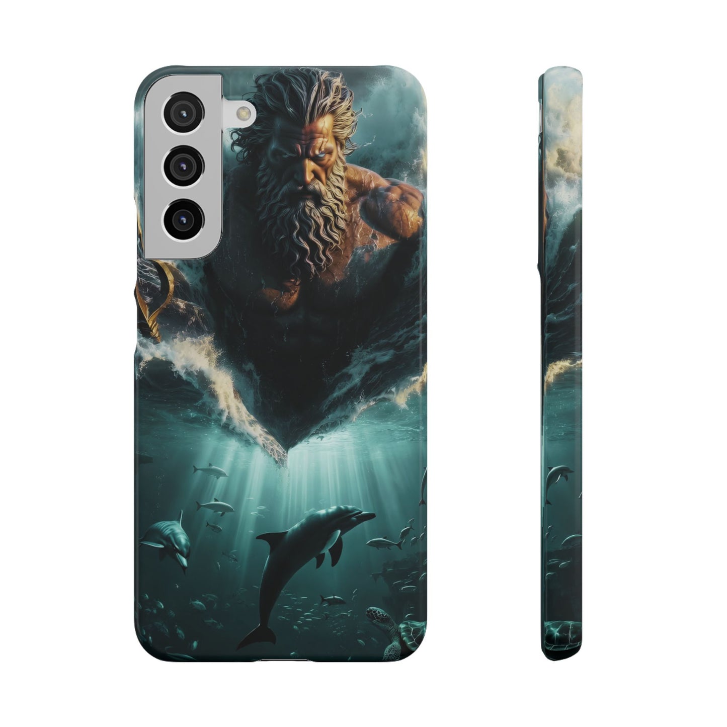 poseidon God Phone Case – Mythic Triton Ocean iPhone Snap Case