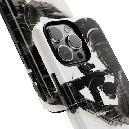 Tough Magnetic Case — Tactical Soldier Silhouette iPhone Cover