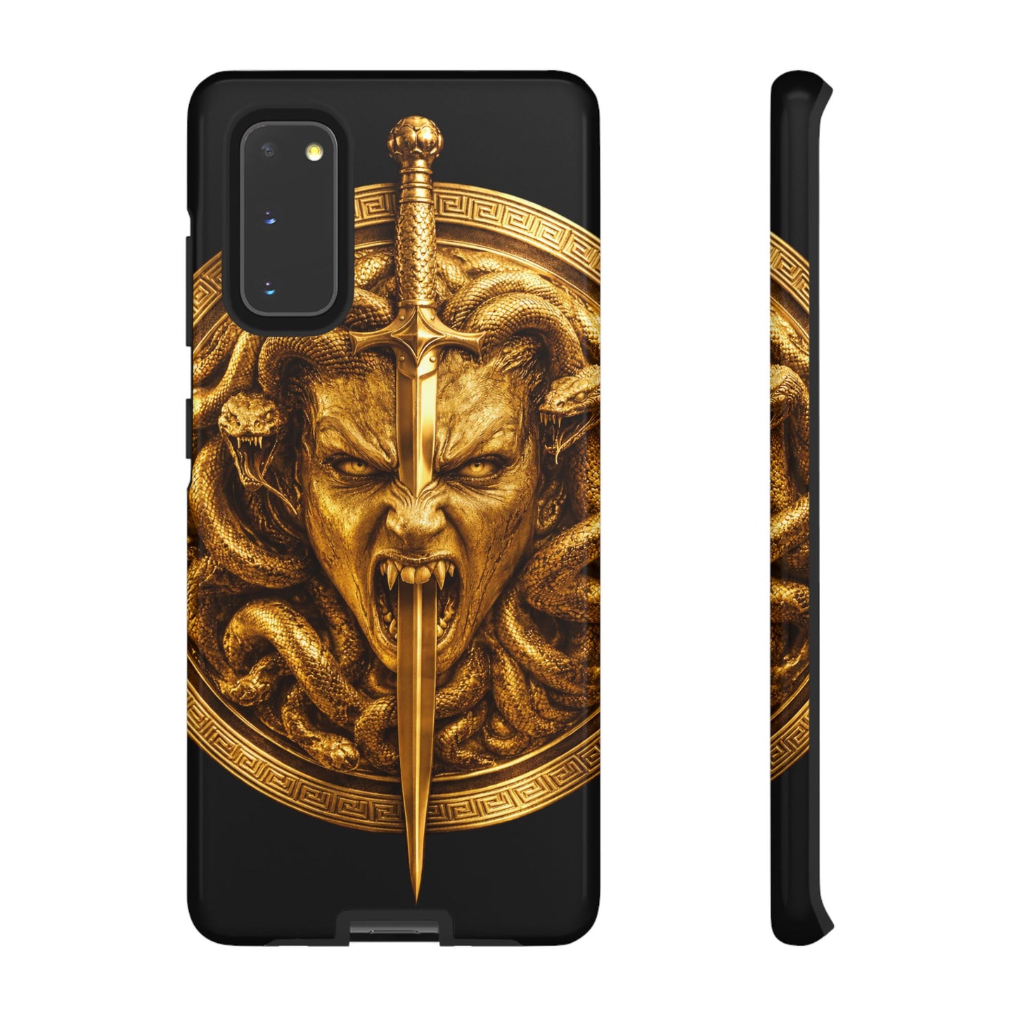Phone Case — Gold Medusa Dagger Armor iPhone Cover