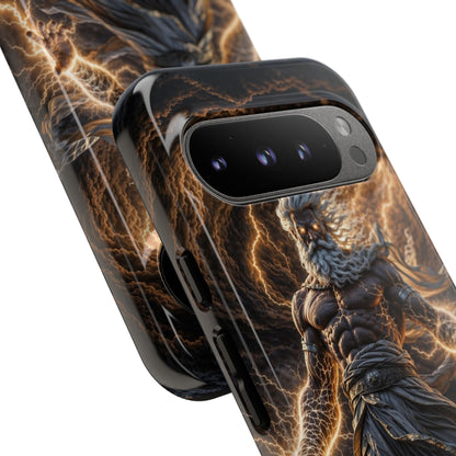 Mythic Thunder God Phone Case — Lightning Warrior Tough Protective Cover