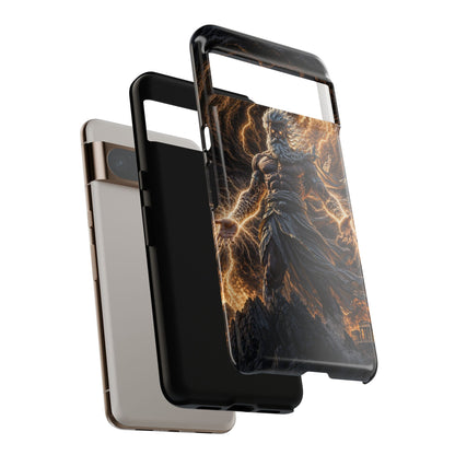Mythic Thunder God Phone Case — Lightning Warrior Tough Protective Cover