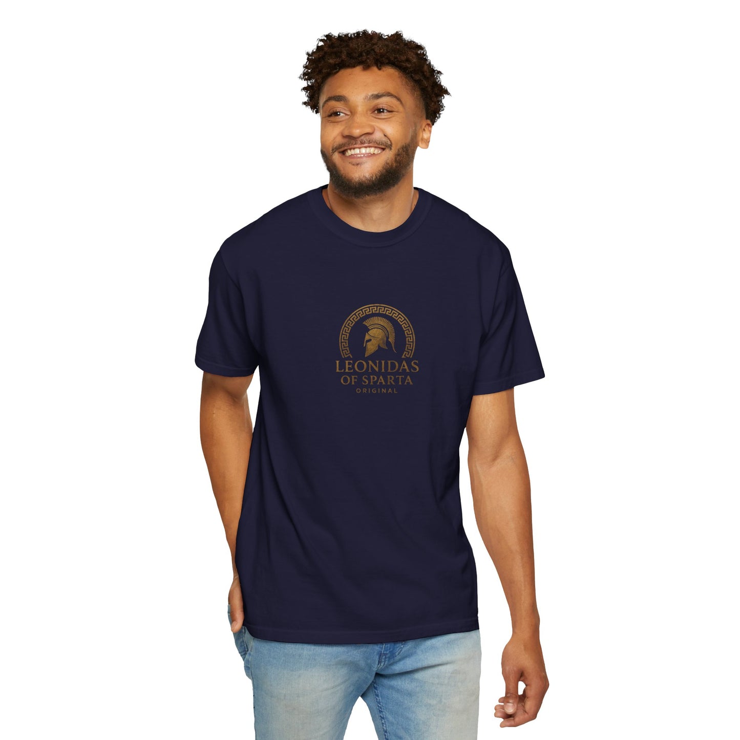 Spartan Helmet T-Shirt — "what we fight for"