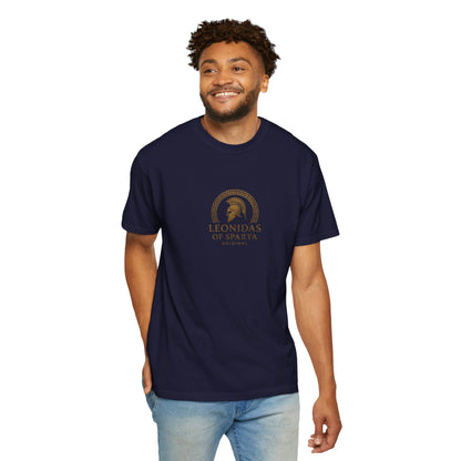 Spartan Helmet T-Shirt — "what we fight for"