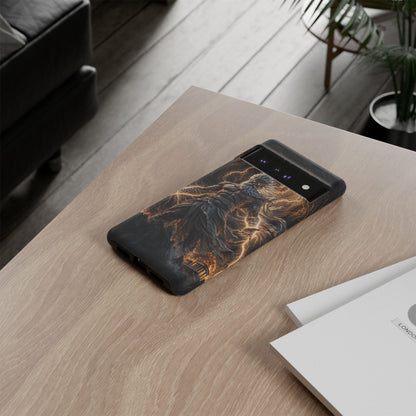 Mythic Thunder God Phone Case — Lightning Warrior Tough Protective Cover