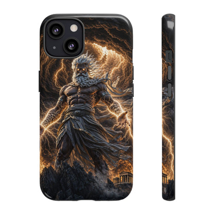 Mythic Thunder God Phone Case — Lightning Warrior Tough Protective Cover