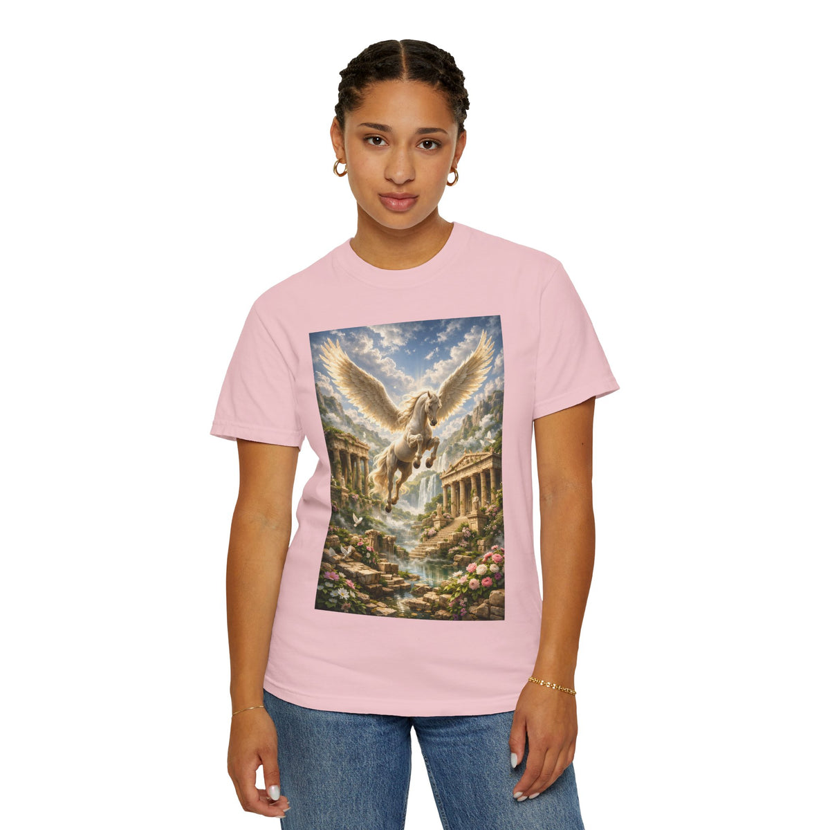 Pegasus Mythology T‑Shirt — Leonidas of Sparta Graphic Tee
