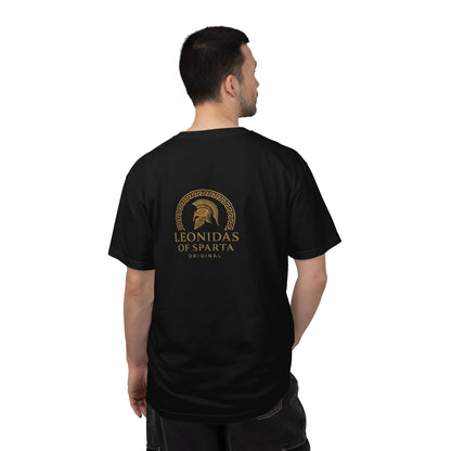 Spartan Warrior & Wolf Graphic T-Shirt