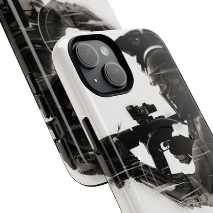 Tough Magnetic Case — Tactical Soldier Silhouette iPhone Cover