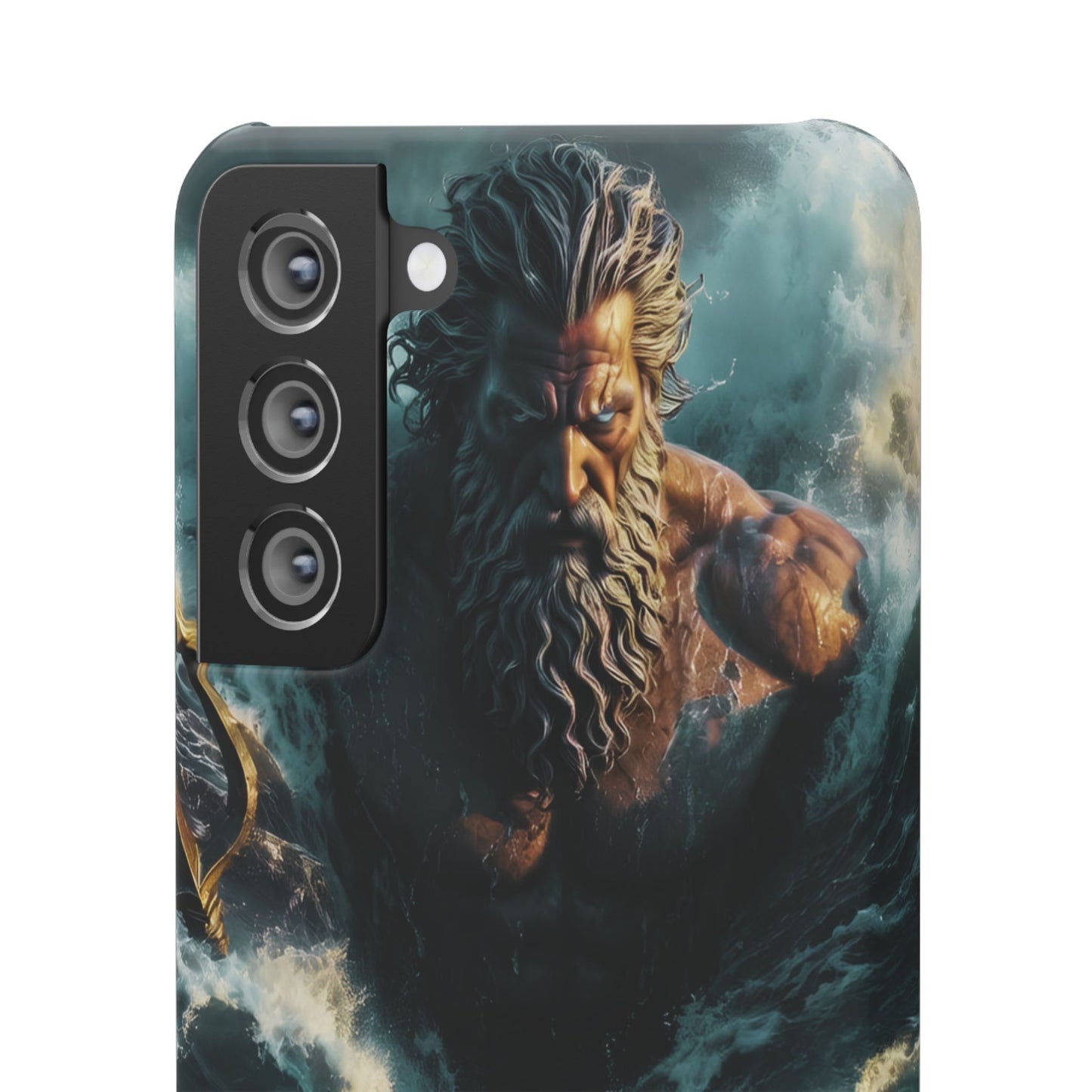 poseidon God Phone Case – Mythic Triton Ocean iPhone Snap Case