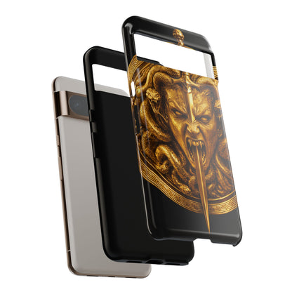 Phone Case — Gold Medusa Dagger Armor iPhone Cover
