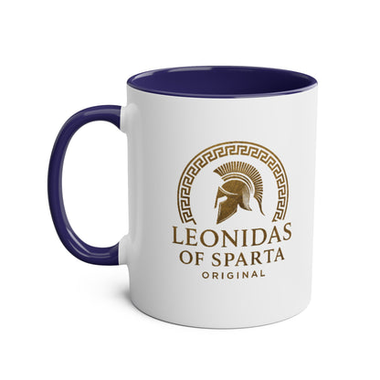 Leonidas Lion Roar Mug — Two-Tone 11oz Coffee Cup