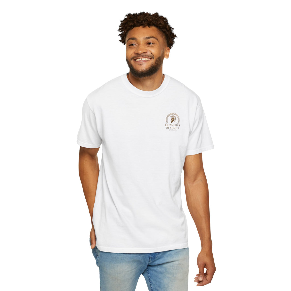 Spartan Warrior Flame Graphic T-Shirt