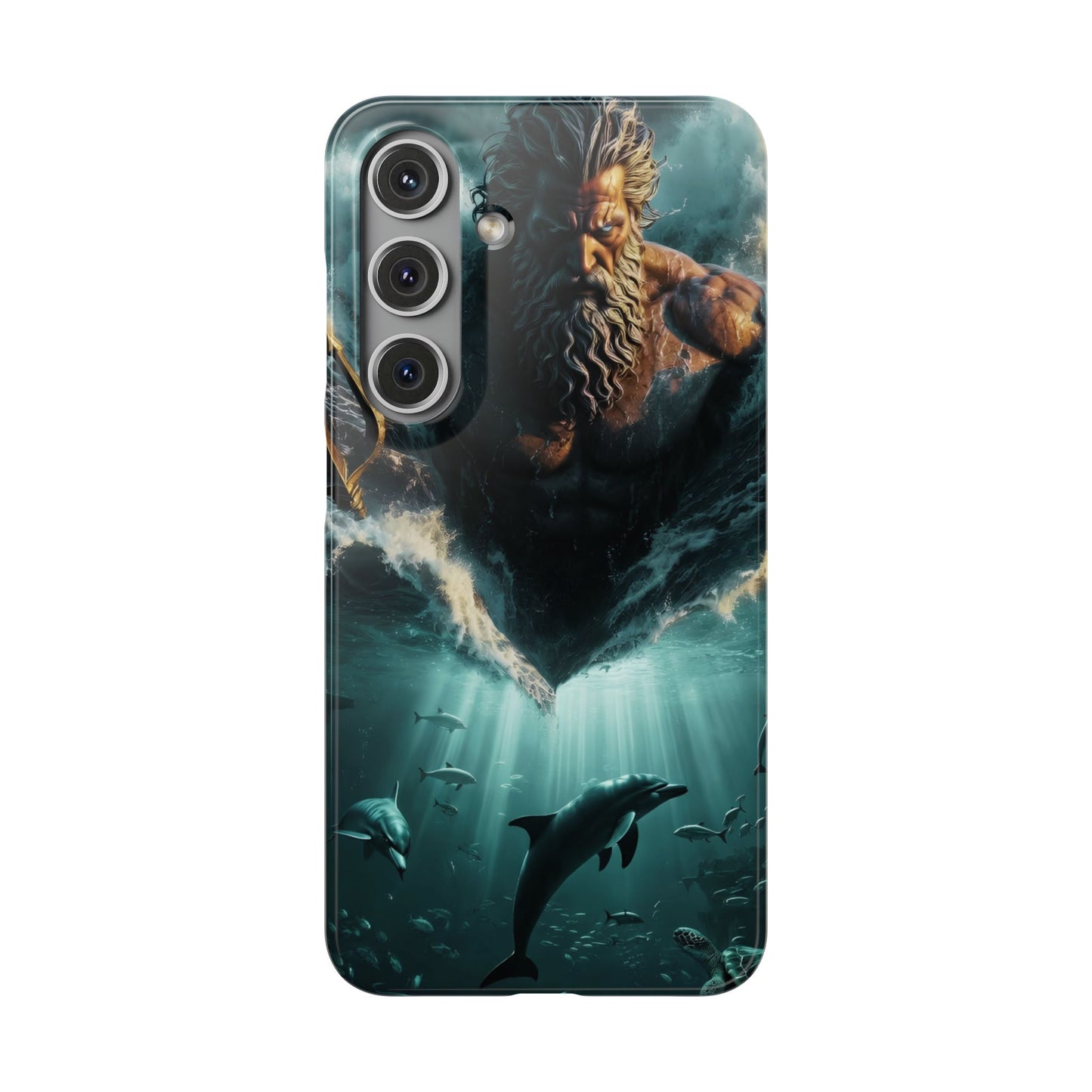 poseidon God Phone Case – Mythic Triton Ocean iPhone Snap Case