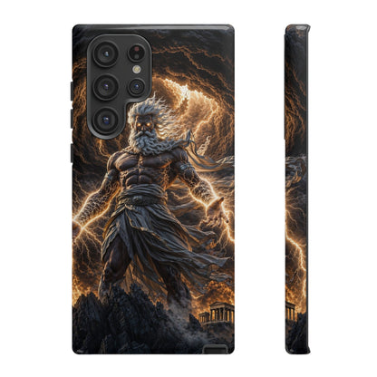 Mythic Thunder God Phone Case — Lightning Warrior Tough Protective Cover