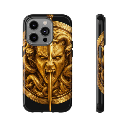 Phone Case — Gold Medusa Dagger Armor iPhone Cover
