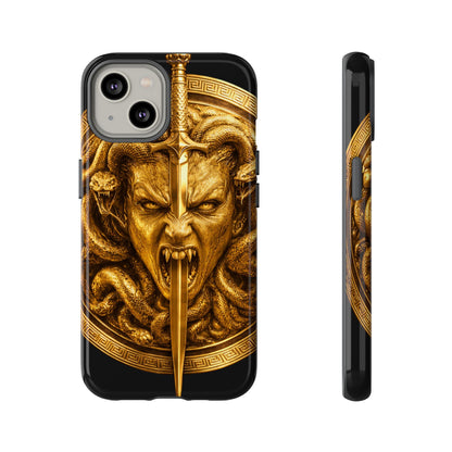 Phone Case — Gold Medusa Dagger Armor iPhone Cover