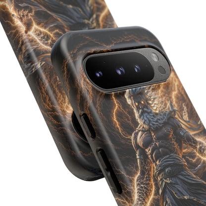 Mythic Thunder God Phone Case — Lightning Warrior Tough Protective Cover