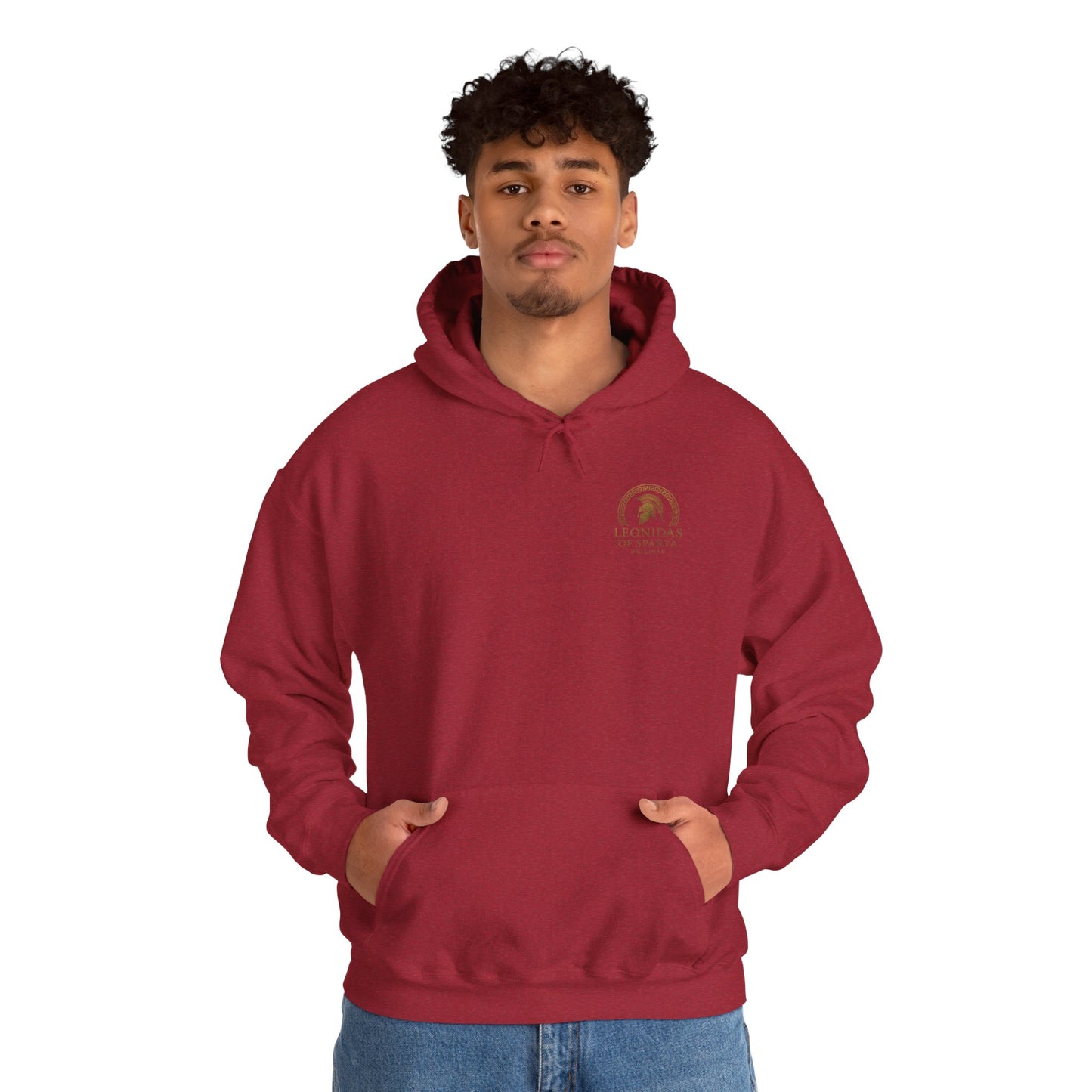 Leonidas of Sparta Hoodie – Spartan Helmet Crest Pullover