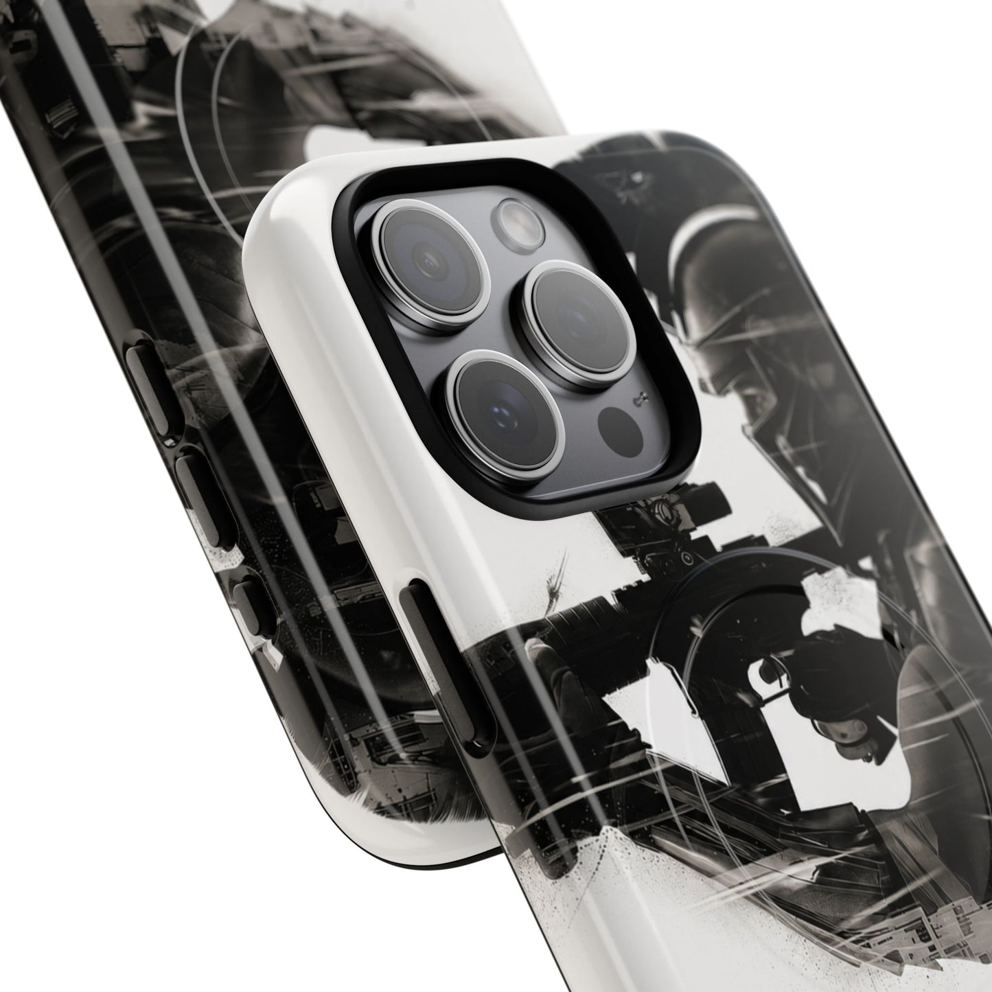Tough Magnetic Case — Tactical Soldier Silhouette iPhone Cover