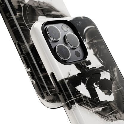 Tough Magnetic Case — Tactical Soldier Silhouette iPhone Cover