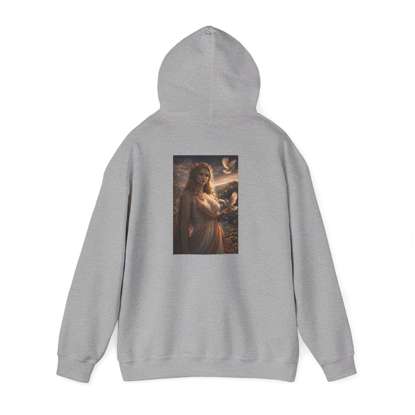 Aphrodite Goddess of Love Hoodie — Mythology-Inspired Women's/Unisex Sweatshirt