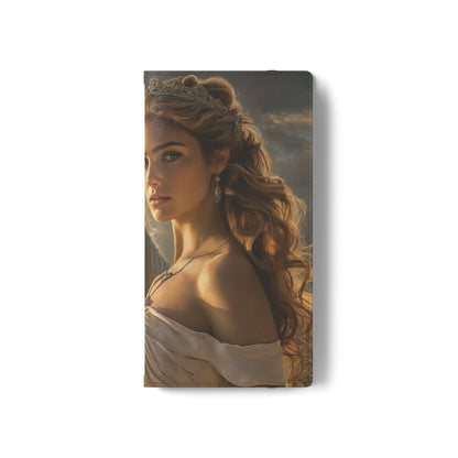 Roman Goddess Horse Portrait Flip Case — Vintage Mythic Phone Wallet